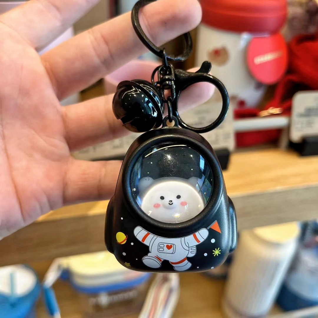 Nuevo gato bolso de noche lámpara llavero bolso colgante luz de atmósfera en línea pareja llavero regalo