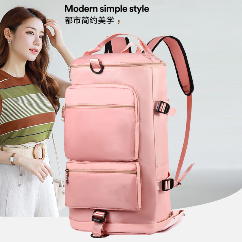 Fitness Bag, Sports Training Portable Cross-Body Lightweight Travel Bag, Women's Dry and Wet Separation Yoga Swimming Bag, Backpack for Men