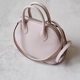 2025 New Mini Shell Bag Top Layer Cowhide Crossbody Small Bag Fashionable Bowling Bag All-match Handbag