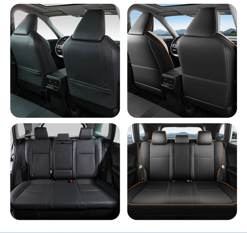 2026 New Corolla Perforated Leather Seat Cover, Universal for All Seasons, Wear-Resistant Car Seat Cushion, Full-Coverage Special Seat Cover