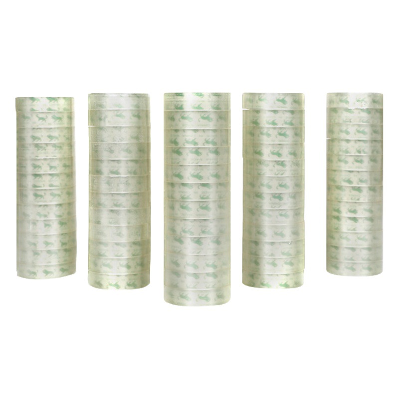 Transparent stationery tape for students office sealing tape paper small size thin width 1.2cm tape 1.8cm small tape