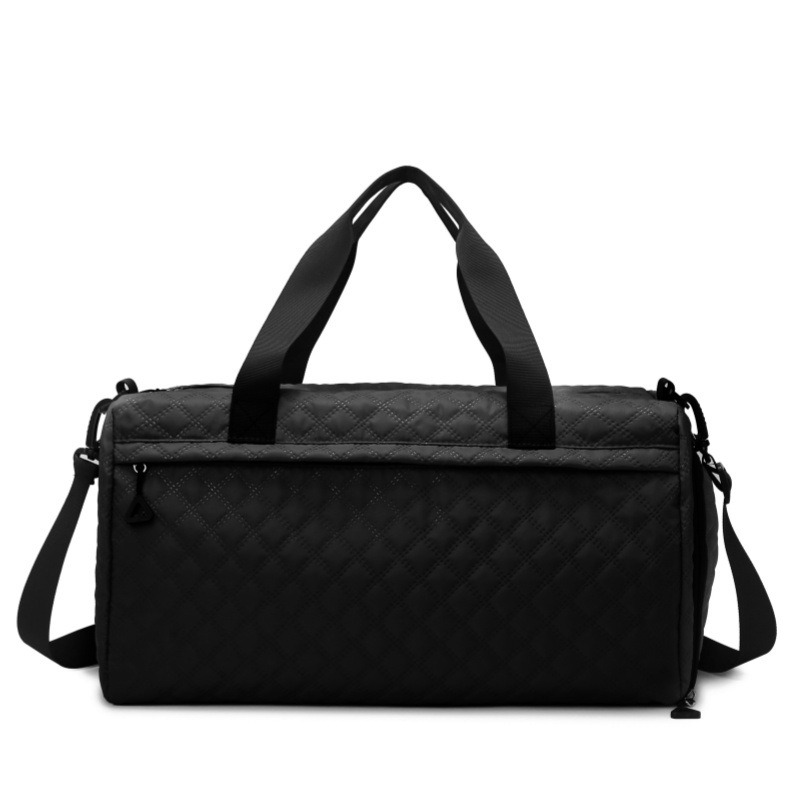 Bolso de viaje de separación seco y húmedo de gran capacidad de rombo nuevo transfronterizo, bolsa de yoga de fitness, bolsa de equipaje de embarque de corta distancia
