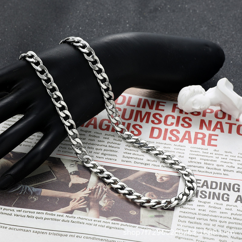 工厂直卖/欧美古巴链条项链男女潮流ins嘻哈夸张