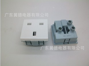 Yide factory direct 45*45 English card socket 45 English power socket desktop socket YD-03B