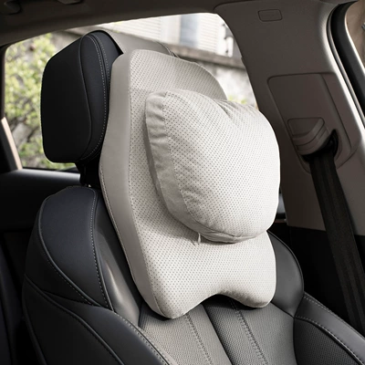 car seat neck pillow – Headrest - third-generation-cashmere-headrest-off-white-single-piece