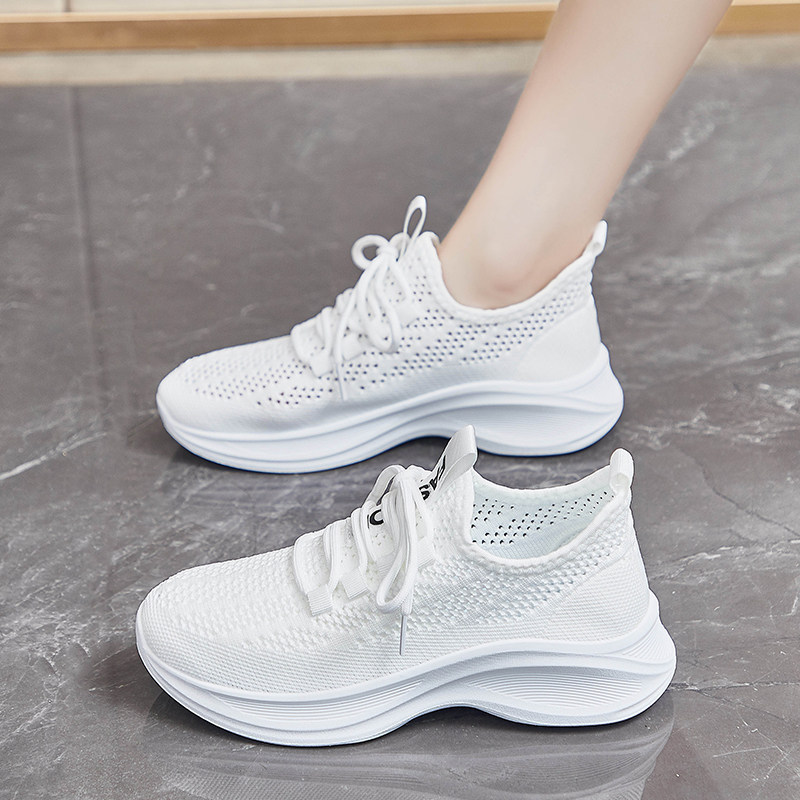 Shock-absorbing lightweight breathable ultra-soft white white…
