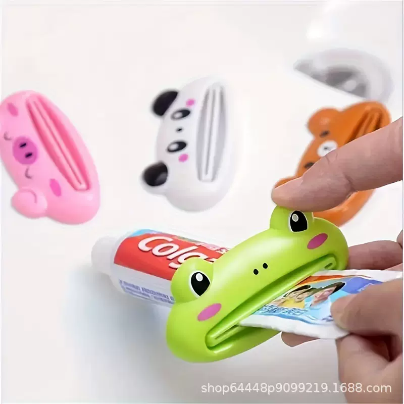 跨境彩色可爱懒人牙膏神器手动 挤牙膏器 多用途挤压器 厂家现货
