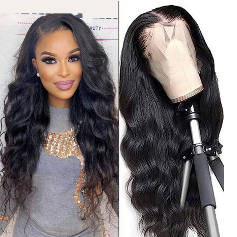 Cross-border women's long curly hair big wave wigs front lace wig chemical fiber full head cover fashion Natural realistic Cross-border women's long curly hair big wave wigs front lace wig chemical fiber full head cover fashion Natural realistic