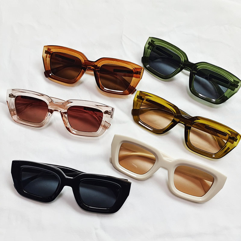 43g Weight Elegant Geometric PC UV400 Protection Cat Eye Full Frame Women's Sunglasses