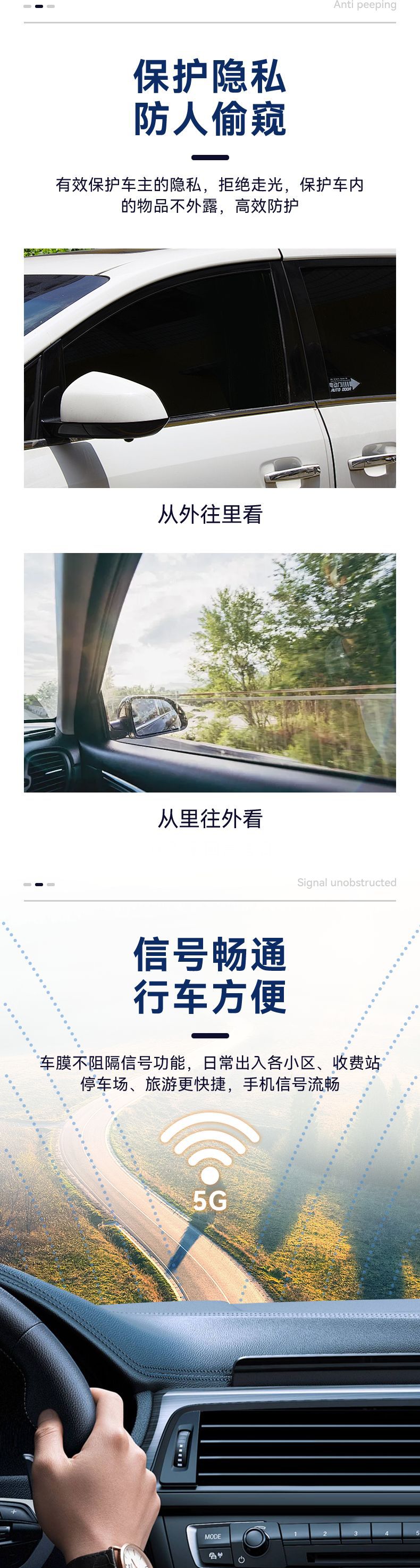 Single Silver Magnetically Controlled Reflective Solar Film Car Film Heat Insulation Sun Protection Explosion-Proof Car Window Factory Direct Cross-Border E-Commerce