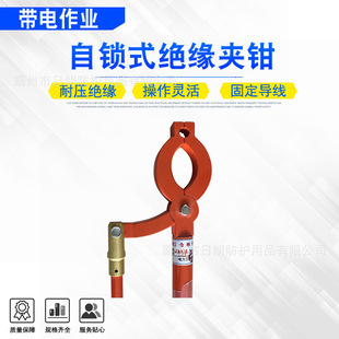 2.5m Self-Locking Insulated Clamp for High-Altitude Work, Adjustable Clamp for Wire Stripping and Insulation Removal Operation Rod