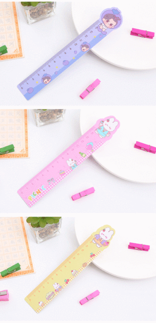 1 Pcs Cute Ruler Acrylic Ruler Peach Sakura Straight Ruler Small Ruler  Centimeter Measuring Ruler Journal Ruler - AliExpress