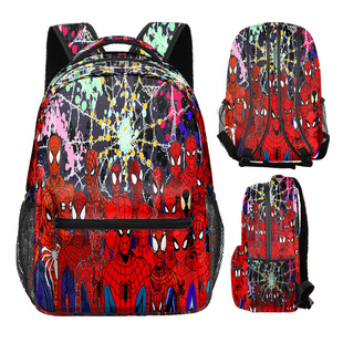 Hot-Selling Anime 3Dspider-Man Spider-Man Kidsren's Casual Backpack Printed Student School Bag