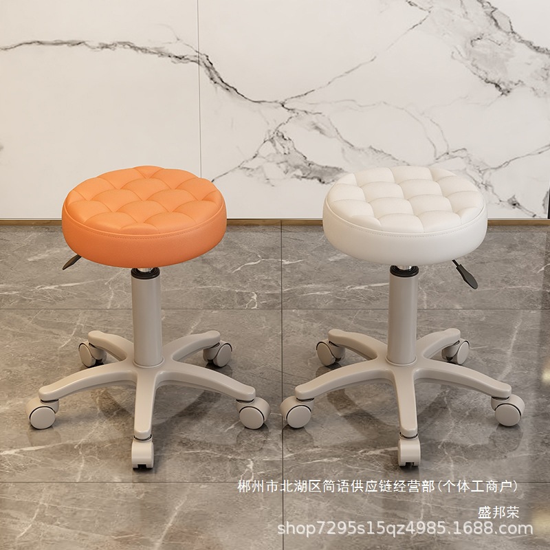Fábrica directa taburetes de belleza elevación polea rotativa manicuría silla de maquillaje salón de belleza peluquería
