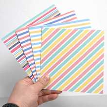 厘米正方形印花条纹波点系列印花彩色儿童手工折纸剪纸叠纸卡纸