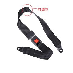 Recommended electric car two-point safety belt, passenger bus school bus seat belt, 6450 two-point safety belt
