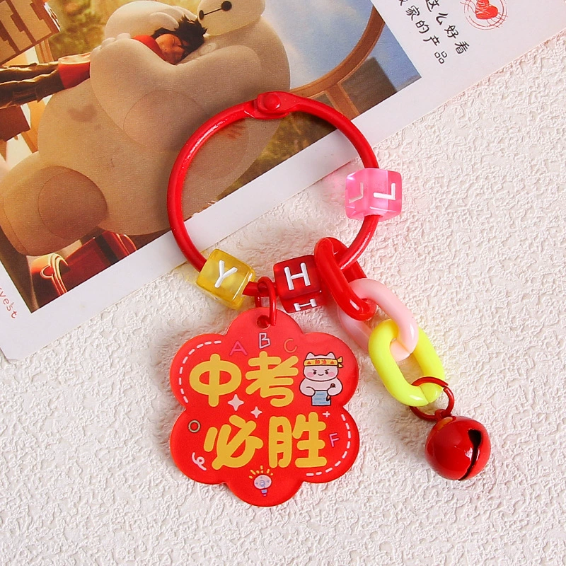 Brand creative acrylic protective amulet, keychain, transparent pendant, bag decoration, decorations