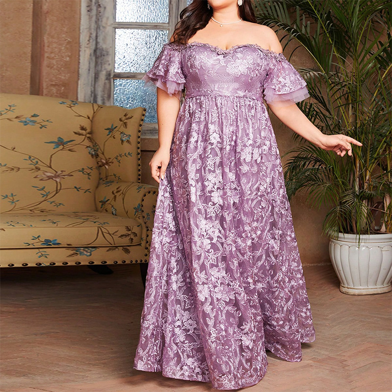 Sexy Dress Long Skirt New Foreign Trade Cross-Border Birthday Cocktail Evening Dress Prom Banquet Long Skirt Dress