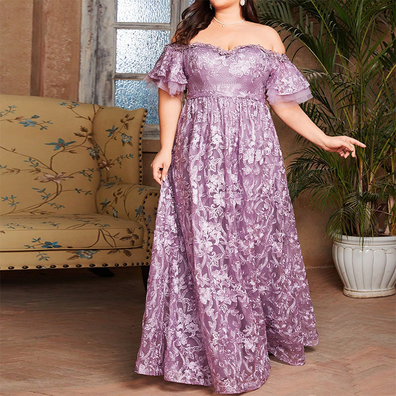 Sexy Dress Long Skirt New Foreign Trade Cross-Border Birthday Cocktail Evening Dress Prom Banquet Long Skirt Dress