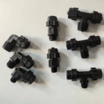 灌溉阀反洗阀用三通，角通，直通，堵头，转换塑料接头G1/8-1分,G