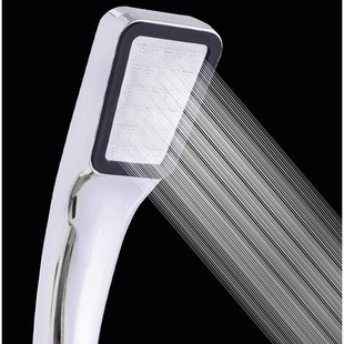 Wholesale 300-hole bathroom pressurized shower head square hand-held shower head pressurized shower head water-saving shower head