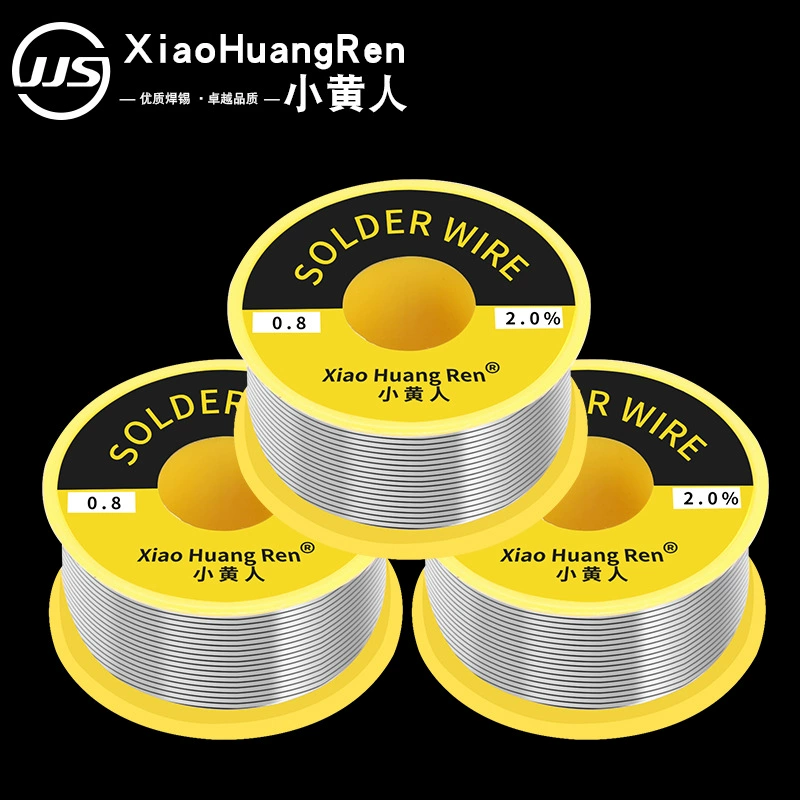 Миньоны 0,5 0,6 0,8 мм небольшой рулон оловянной проволоки канифоли типа безмоющаяся Оловянная проволока со свинцовой припоя заводская цена