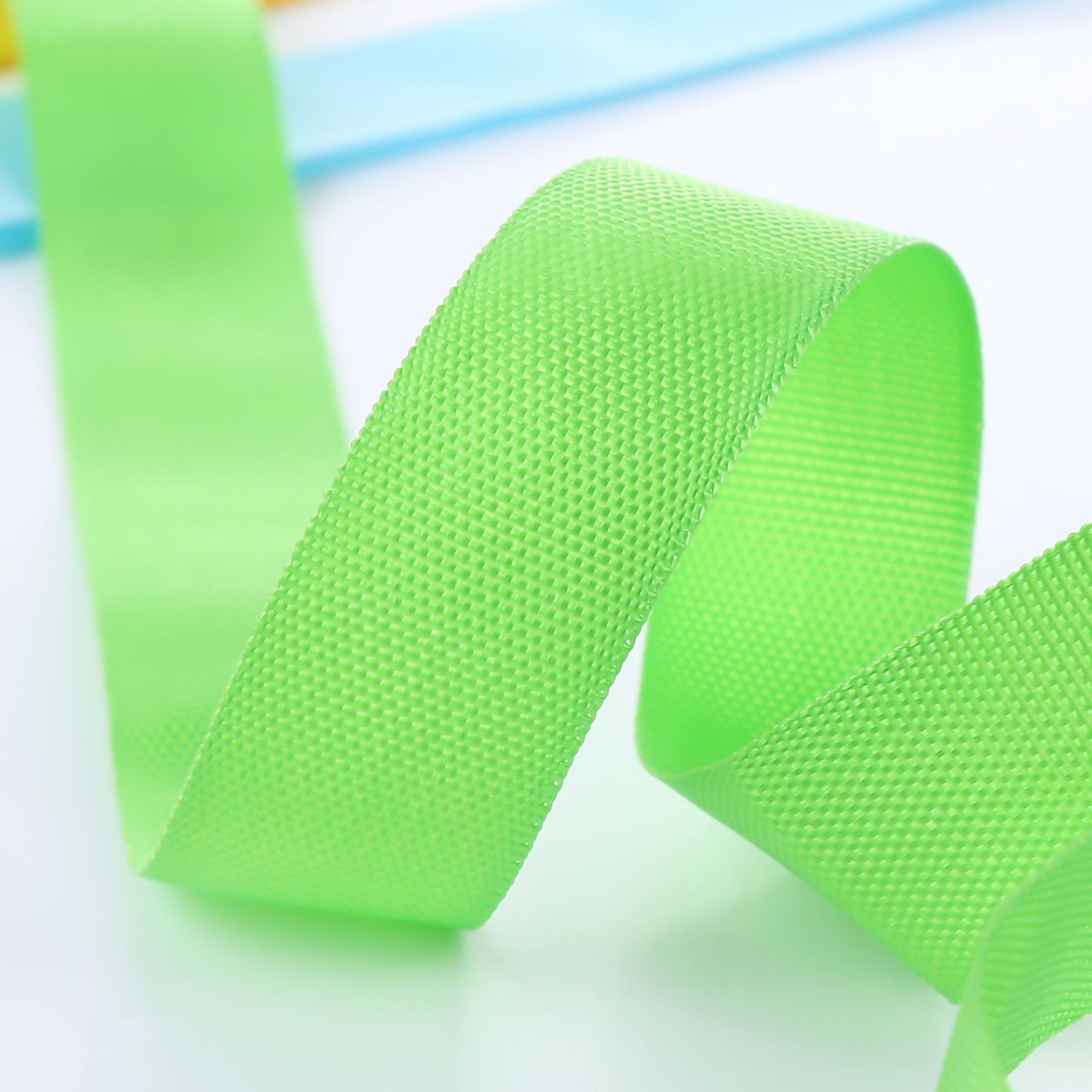 Cinta de polipropileno trenzada de tejido liso peinado, engrosada, negra, de 1-5 cm, para accesorios de equipaje, cinta de borde, patrón americano