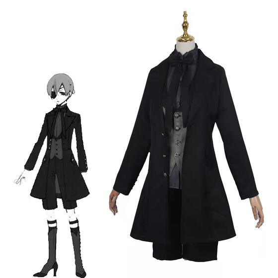 Kuroshiji charersaibass regular costume demon uniform cosply costume men's anime costume