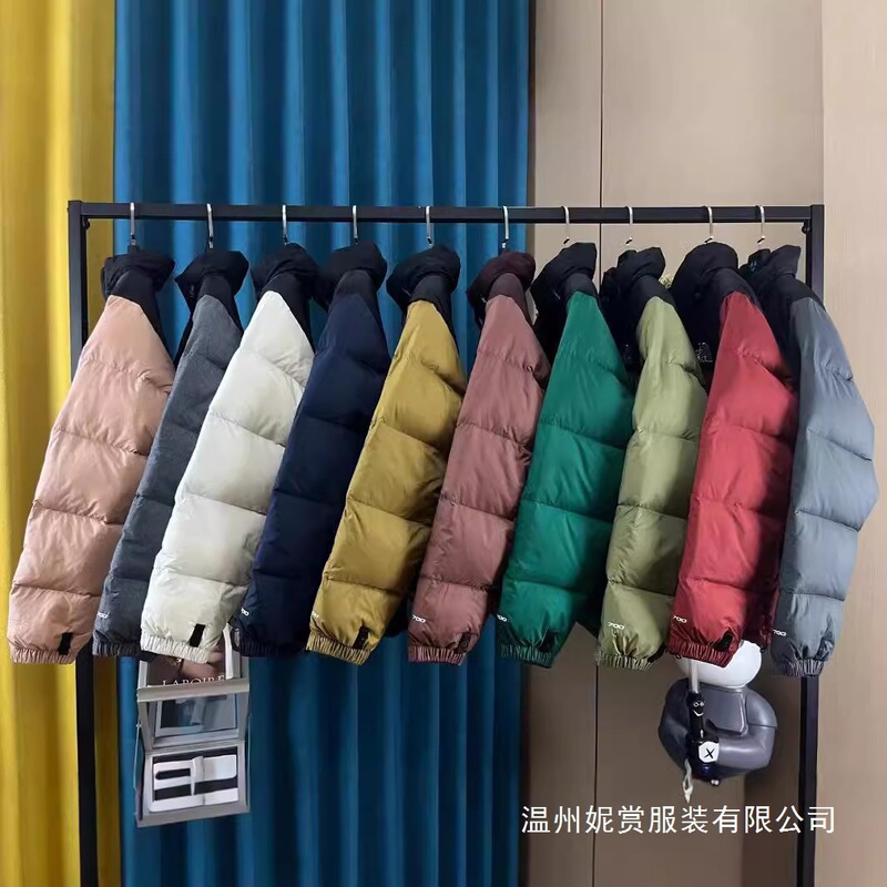 Putian Pure Original American Version Classic 1996 North Face down Jacket Embroidered Unisex Stand Collar Trendy Versatile Wholesale