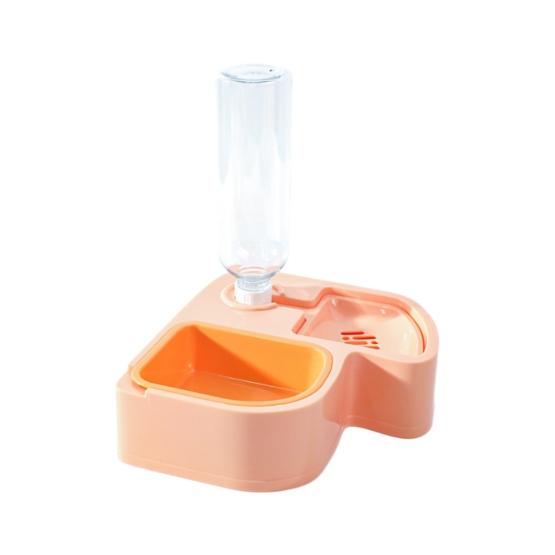 Cat Bowl dos en uno pipitao original protección del medio ambiente ABS Dodo pájaro Pet Bowl multifuncional esquina tazón gato tazón