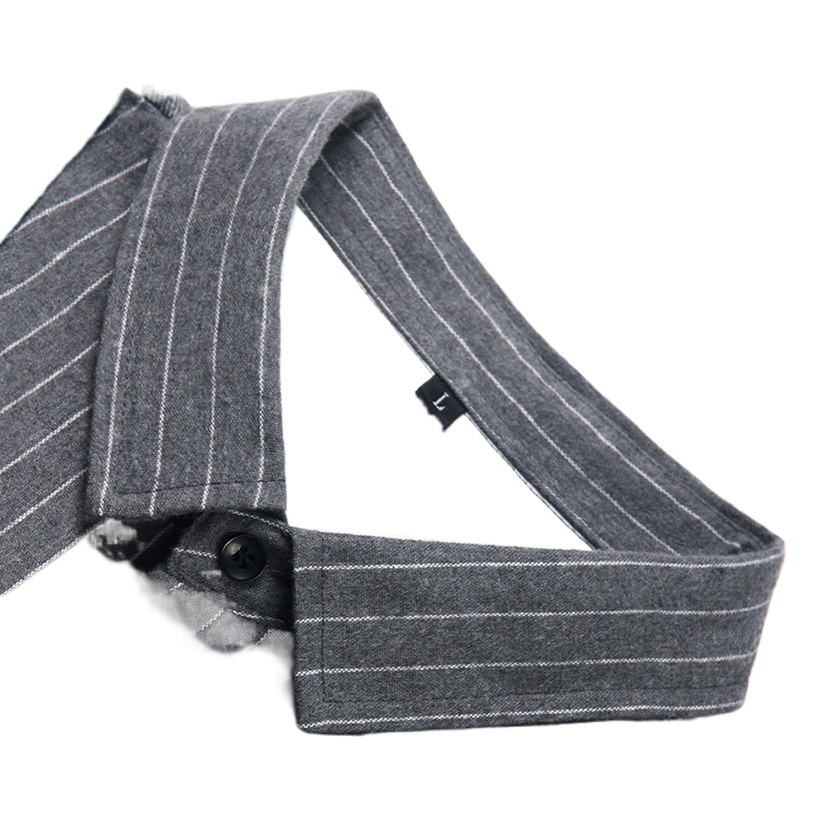 Velvet Fake Two-Piece T-Shirt Men's Winter Stripesd Shirt Collar Spring & Fall Dad Wear Warm Casual Knitwear