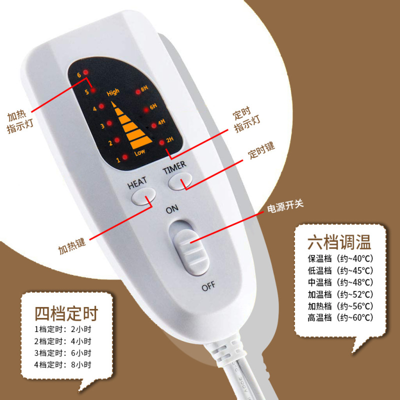Ce認証クロスボーダー暖足宝事務室に電気加熱暖足靴暖足神器寝室暖足器暖足マットを挿入します。|undefined