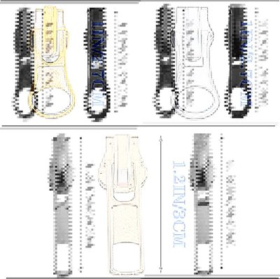跨境专供拉链套件黑色青铜银色拉链滑块拉链拉头金属塑料夹克拉链|ru