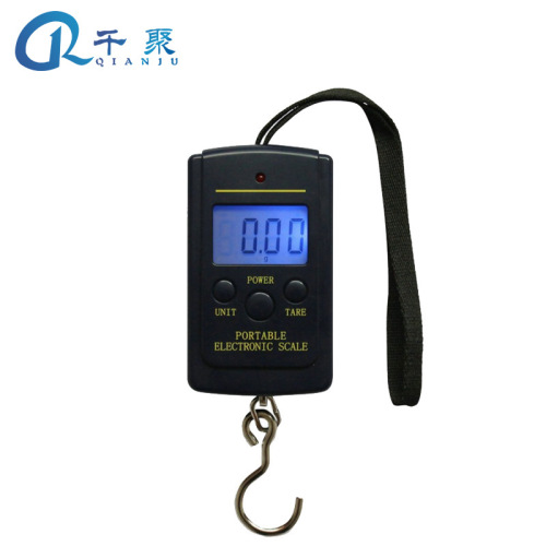 A060 rope portable scale mini luggage scale portable electronic hanging scale express scale parcel weighing 40KG spring scale