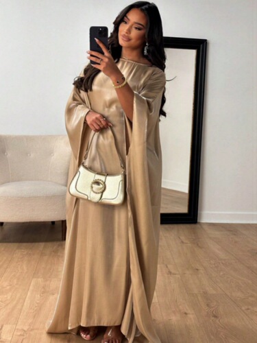 Muslim ladies fluorescent clothing fashion dress abay