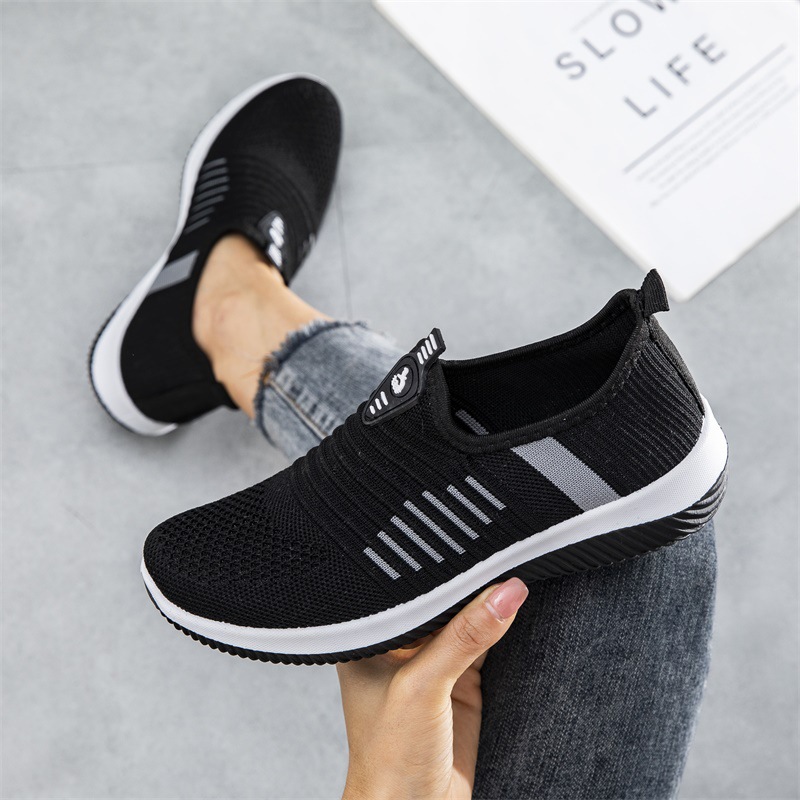 Breathable Flyknit Casual Shoes