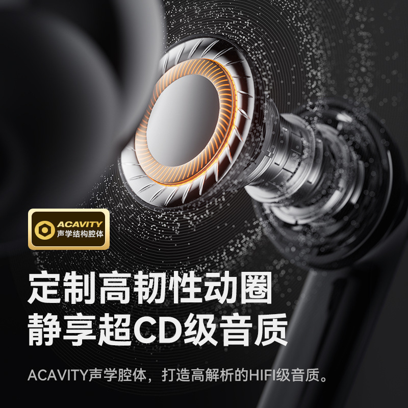 Amazonで人気のノイズキャンセリングBluetoothヘッドホン、高音質HIFI、ワイヤレススポーツ、6マイクノイズキャンセリングヘッドホン|undefined