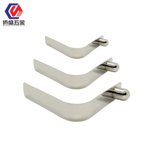 V-shaped shrapnel spring U-row shrapnel hollow solid riveting marbles tube positioning buckle elastic bean marbles