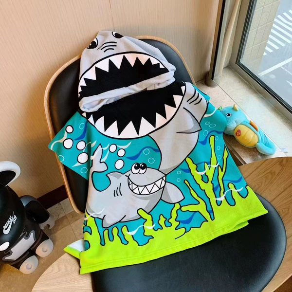 Big white shark, 60×120cm