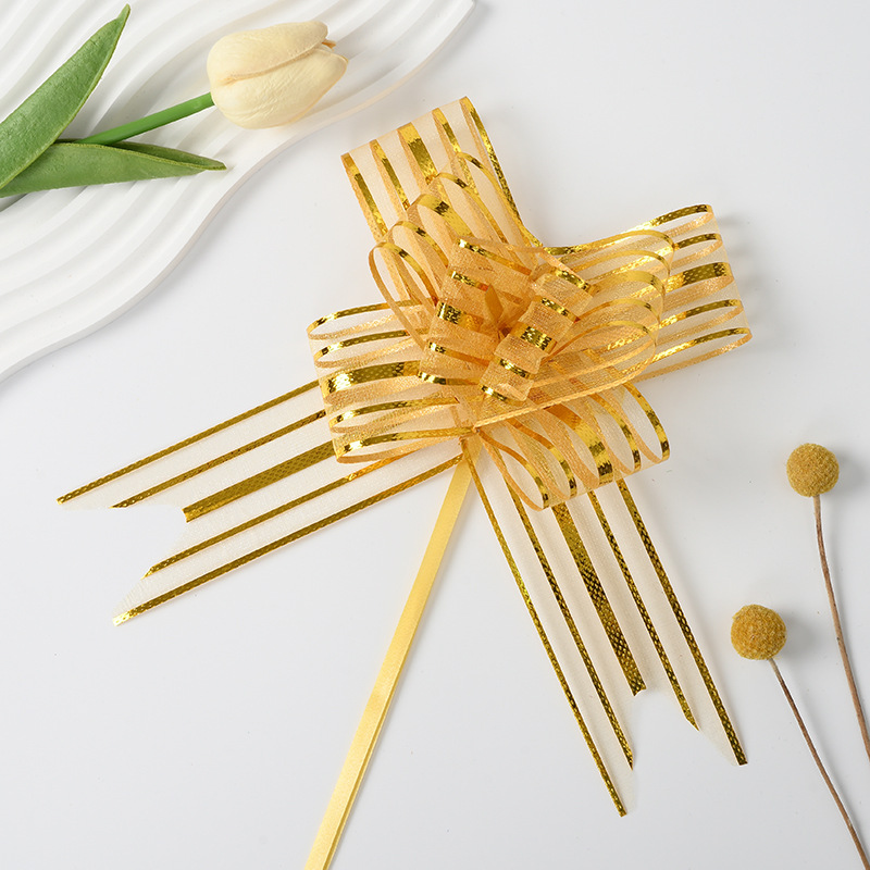 50 flores transfronterizas de nieve arco de flores de decoración de flores de bodas de regalo de la cinta de color del automóvil de boda