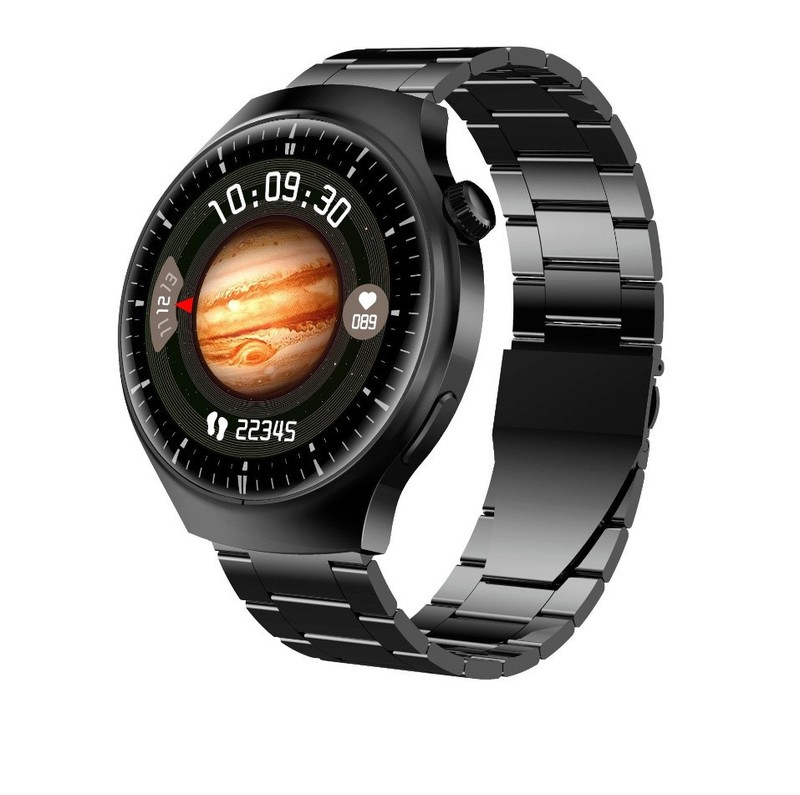 クロスボーダー WATCH4 Bluetooth スマートウォッチ心拍数血圧音楽制御歩数計ラウンド Bluetooth スポーツウォッチ|undefined