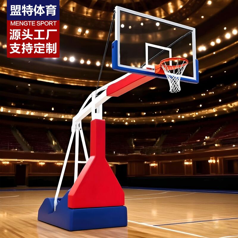 American Adult Indoor Movable Basketball Stand, Outdoor Gymnasium Special School Game Imitation Hydraulic Basketball Stand American Adult Indoor Movable Basketball Stand, Outdoor Gymnasium Special School Game Imitation Hydraulic Basketball Stand