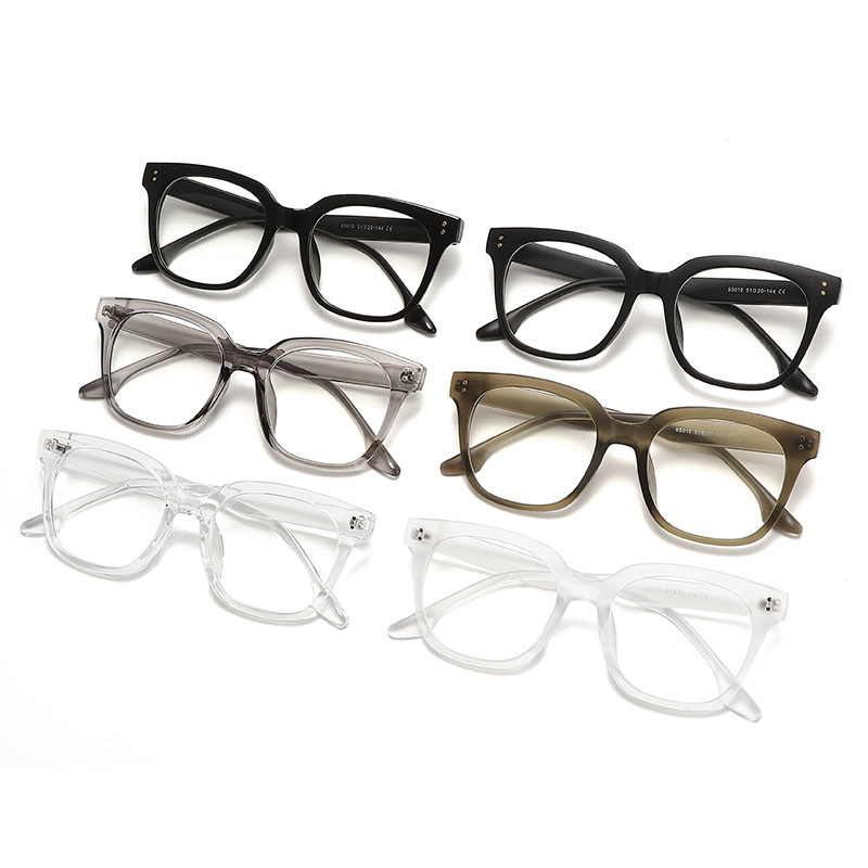 Gafas a prueba de luz azul de moda seleccionadas más vendidas, gafas simples de sentido avanzado, gafas planas, monturas de moda