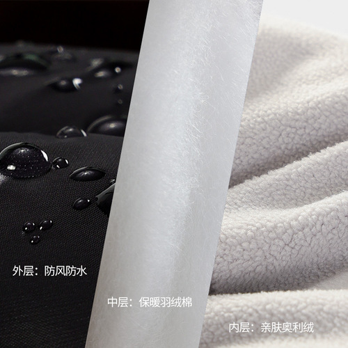 New winter Lei Feng hat for men and women outdoor ski plus velvet warm goggles down hat windproof and waterproof DMZ92
