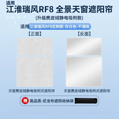 Curtain Heat Insulation Sun Protection – Car curtains - electrostatic-adsorption-model-suede-gray2-jac-24-models-ruifeng-rf8