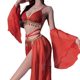 Sexy lingerie antique Hanfu exotic sexy exposed waist retro belly band lace chiffon nightgown retro wholesale