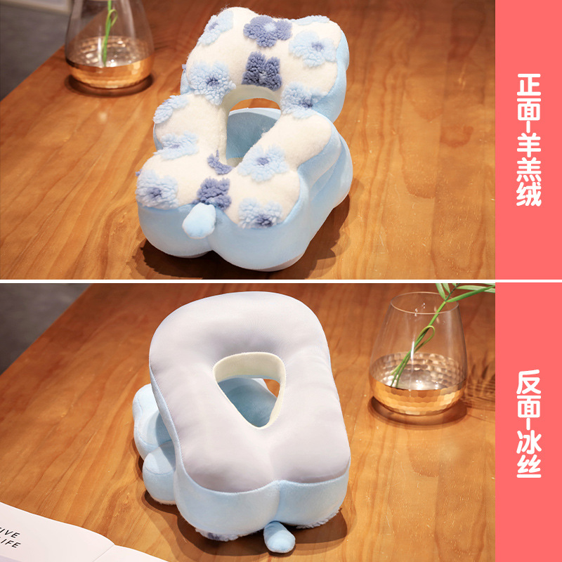 파란 꽃 [낮잠베개] 30*25*20CM