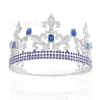 Silver blue diamond