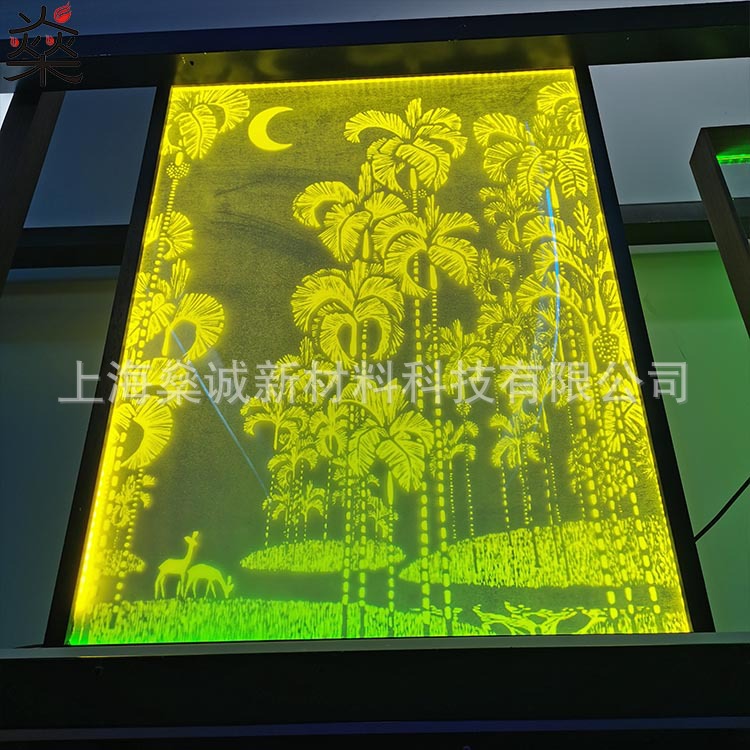 上海PMMA板厂家定制激光导光板LED导光板指示牌会议牌导光板|ms