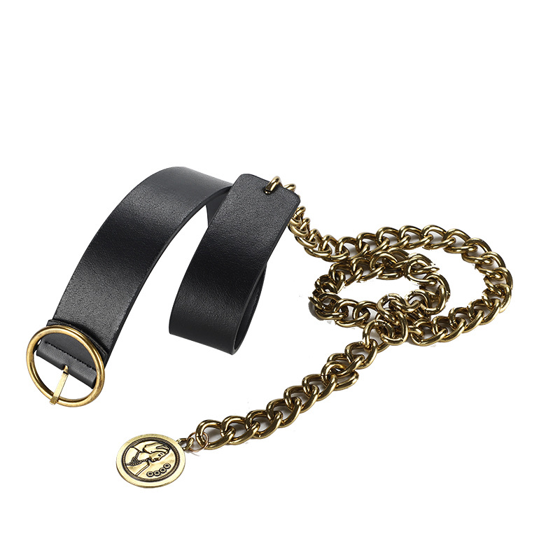 Decorative dress ins waist chain vintage high sense pendant belt ladies_voghion.com